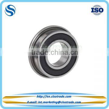 Miniature deep groove ball bearings with flange