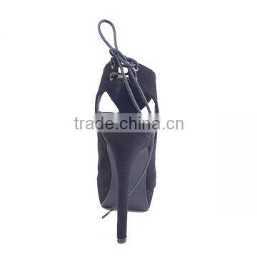 Sexy Suede Back Closure Slingback D'orsay Peep Toe High Stiletto Heel Party Shoes photo-5