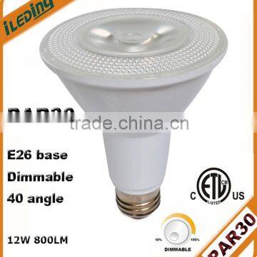 60 Watt Equivalent 800LM Dimmable LED PAR30