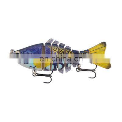 NEW Color Design 10cm 15g 7-section Multi Jointed Plastic Hard Fishing Lure for Freshwater Saltwater Fishing photo-3