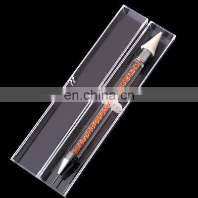 Wholesale Nail Art Dual-ended Dotting Pencil Wax Head Pick Up Rhinestone Picker Nail Art Pen photo-4