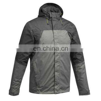 2021 Men hooded zipper polyester jacket wind proof jacket golf jacket