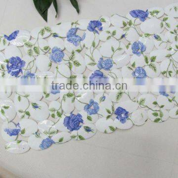 PVC bath printed bath mat mat anti-slip mat (JK-6670A)