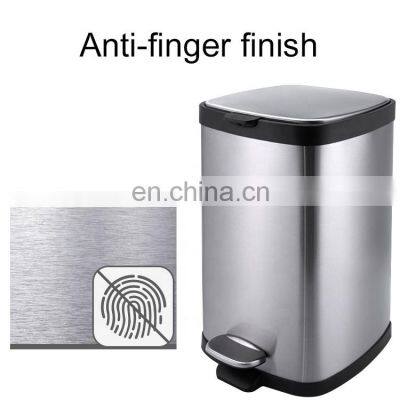 Indoor 6L 12L 20L Stainless Steel Hotel Room Trash Can and Office Household Kitchen Trash Can and Waterproof Bathroom Trash Can photo-3