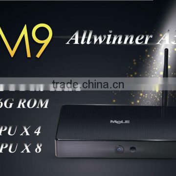 Cheapest price in ShenZhen ! Mele M9 TV BOX 2GB RAM 16GB ROM android 4.1 Allwinner A31 cortex A7 android tv box