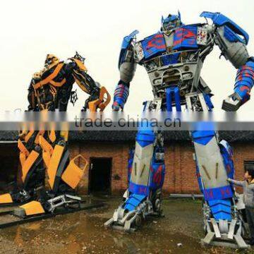 Modern Style Large Metal Abstract Sculpture , Art Sculptures for Outdoor Decoration 6 Meters High Bumblebee photo-4