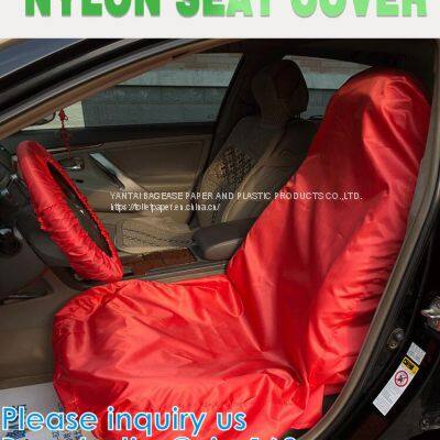 Reusable Cars Accessories, Nylon Car Seat Covers, Universal For Car Shops, Steering Wheel Cover Fabric