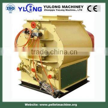 paddle mixer for mixing fertilizer materials