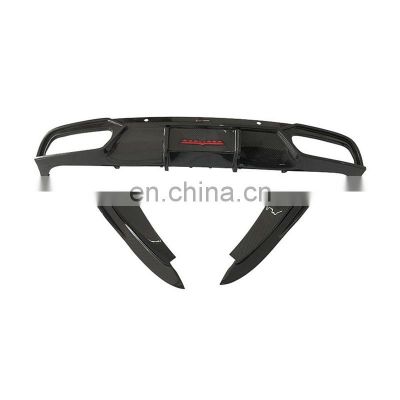 Customizable Corrosion Resistant Easy Installation Car Rear Bumper Lip with Wrap Angle for BENZ C63 W205 Coupe