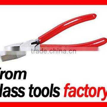 Jaspo Tools GT-GP1001(R) 6 Inches Glass Break Pliers With Red Handle