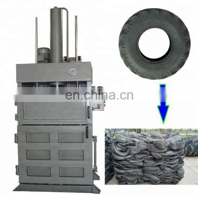 Scrap tire baler packing machine tire baler machine