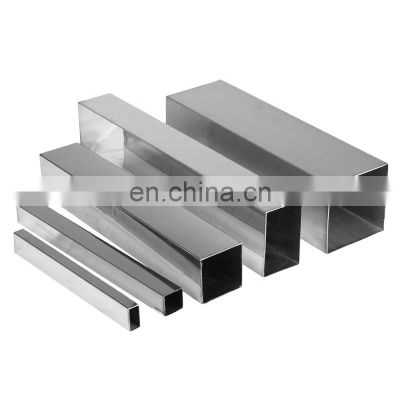 12.7mmx38mm ASTM 321 316L 201 304 316 stainless steel square rectangle pipe