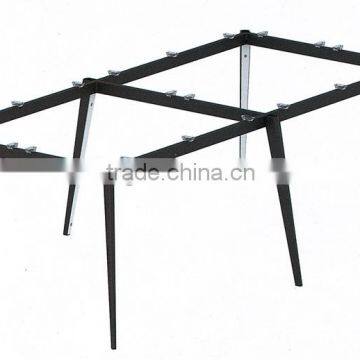 No.WT-A1-3 Black color conference table steel legs