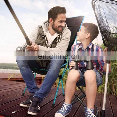 Aluminum lightweight collapsable fishing chair beach chair outdoor folding picnic camping chair