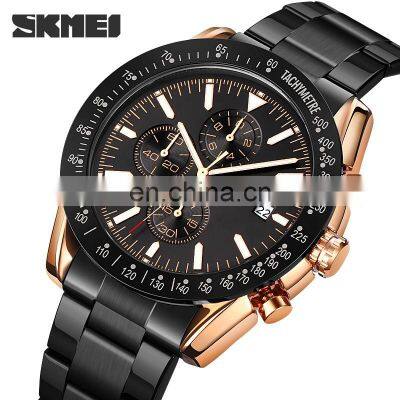 Wrist watch supplier SKMEI 9253 watches for men on sale custom your logo japan movt stainless steel back watch