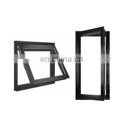 hurricane proof PVC windows double glazed windows price casement double glass upvc impact resistant awning windows