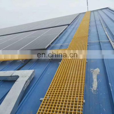 Light weight FRP molded walkway grating for solar power rooftop floor grating walkway plastic frp grate