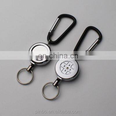 Metal Retractable Reel Badge Holders With Carabiner photo-3