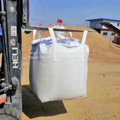 1000kg factory sell Breathable Feature and Cross Corner Loop Option(forklift Lifting) PP bulk jumbo bags