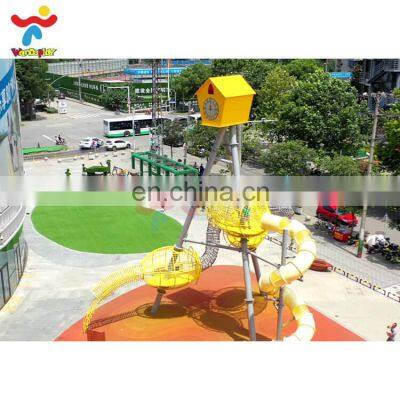 Ball Tower Large Amusement Park Rides Children Slide Games Net Climbing Playsets Outdoor Playground Equipment