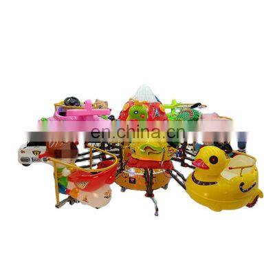 Amusement park playground game children electric horse merry go round cup carousel for sale