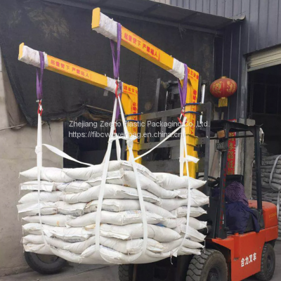 2 ton 5:1 polypropylene super jumbo cement sack for large factory bulk cargo transportation