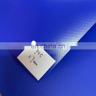 Großhandel 550 g/m² Polyester-verklebter glatter PVC-Langzeitplane Rollen photo-3