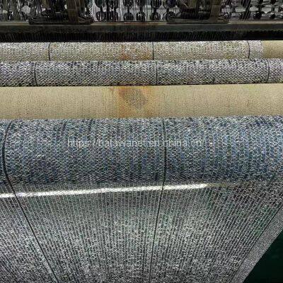 Sun Reflective Aluminum Shade Net Woven Fabric Silver Shade Mesh,Heat Control Aluminum Shade Cloth photo-2