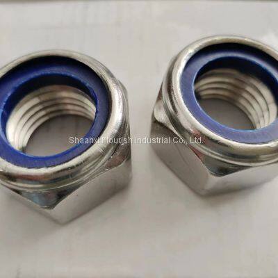 DIN 985 Standard Hexagon Lock Nut Prevailing Torque Type With Nylon Insert photo-3