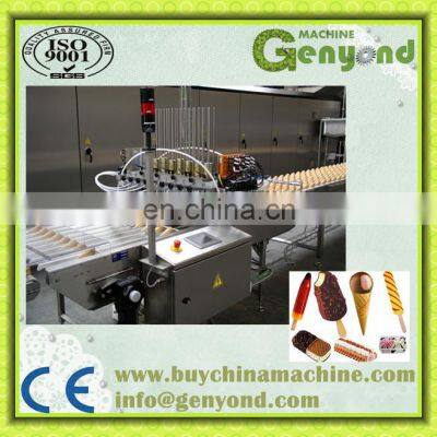 Factory Genyond Semi Automatic Rotary Ice Cream Cone Filling Equipment Ice Cream Cup Filling Sealing Covering Machine photo-4