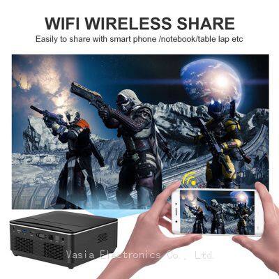 1000ANSI Lumens DLP 3D Best Portable 4k Business Projector Auto Focusing Android 6.0 photo-3