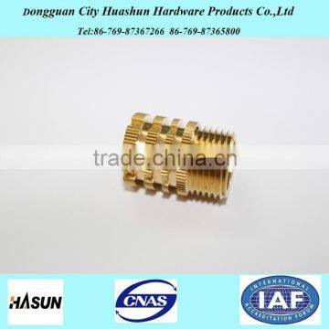 China Supplier Sales All Size of Precision Knurled Brass Sleeve Nut for Plastics photo-3