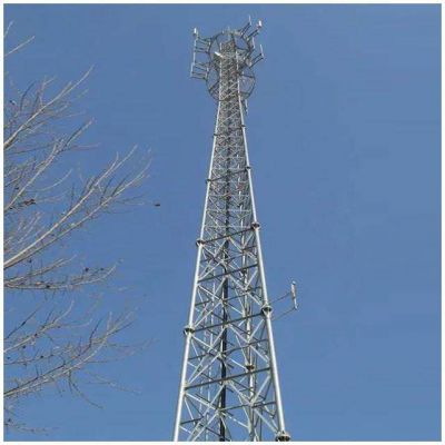 3-Leg 4 Legged Galvanized Tubular Mast Tube Pipe Telecom Communication Telecommunication Steel Tower