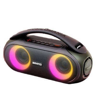 New Portable Surround Stereo Speakers 20W  Colorful LED Light Subwoofer woofer wireless waterproof speaker