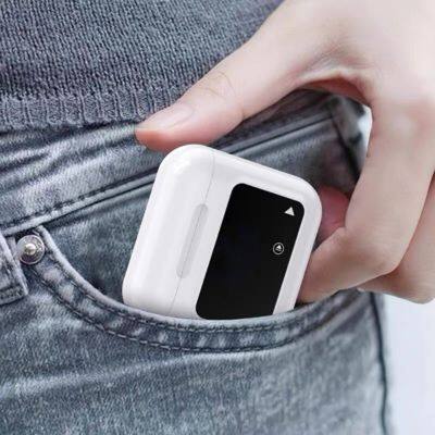Hot sale led smart touch screen display control tws earphone wireless earphone with noise cecelling