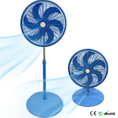 New Model 18inch 2 in 1 Plastic Fan with Unique Round Base（Wechat:13510231336）