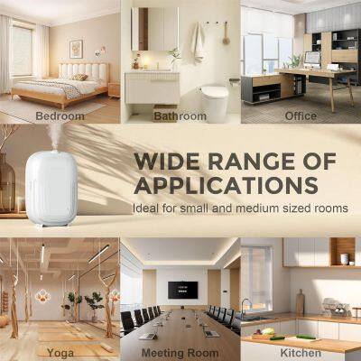 High Repurchase Rate Plastic Material Wall-Mounted Air Purifier Electric Dual Fluid Scent Oil Machine 150ml Mist Aroma Diffuser photo-3