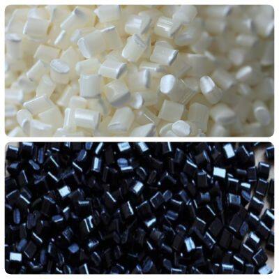 Taiwan Taiiloy PC/ABS AC2300 Impact-resistant White Black PC ABS Plastic Charger Shell Material Particles photo-2