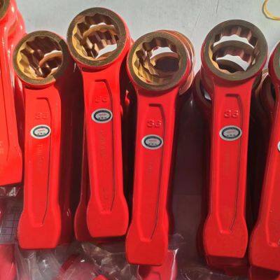 High Quality Non Sparking Slogging Ring Spanner Striking Box Wrench photo-1