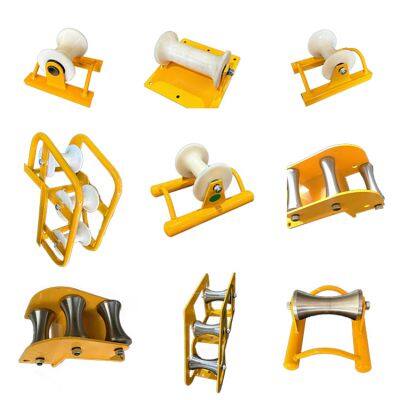 Changyun Tech Cable-Laying Sheaves – 9 Models, Seamless Welding & High-Quality Nylon Wheels for Lifting & Cable Installation