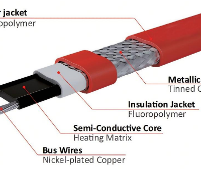 Gwk (II) Electric Heating Cable With Advanced Fluoropolymer Jacket for Optimal Tracing Wire-Iecex and EAC Certified