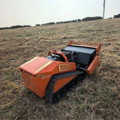 Orchards Inter-row Grass Control Gasoline Engine Vigorun MTSK800 Remote Controlled Crawler Lawn Cutting Machine for Sale photo-3