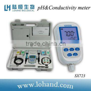 Portable laboratory pH and Conductivity Meter SX723 in hot sale