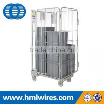 Storage metal european folding roll metal cage