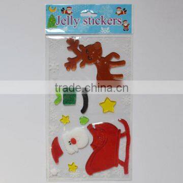 Christmas window jellies sticker