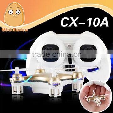 World's Smallest drone 4cm mini nano drone CX10 upgrade quad CX-10A quadcopter rc mini drone CX10A with headless mode