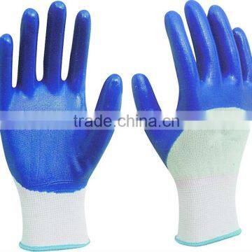 13Guage nylon nitrile coated gloves,work gloves,nitrile gloves (Client first, reputation first)