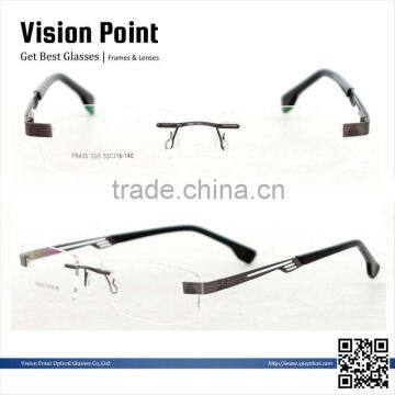 2014 new model high quality rimless popular optical frames eyewear