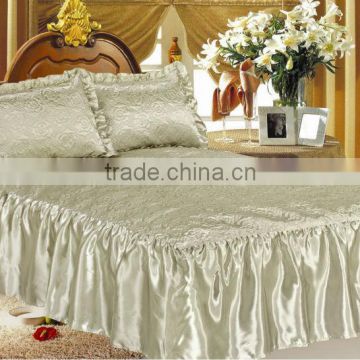 3Pcs Satin Bedspread Set