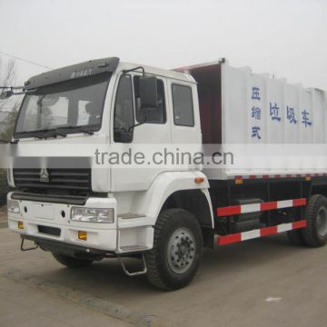 2015 new style hot sale JHL5162ZYS 12CBM 300hp Compressed garbage truck dimensions for sale made in china